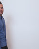 Long Sleeve Button Up-Cool Blue-Video--Zach---L