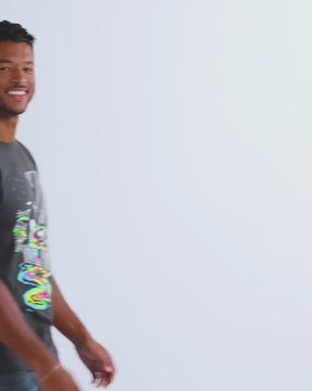 Galactic Grooves II Tee-Charcoal-allskus