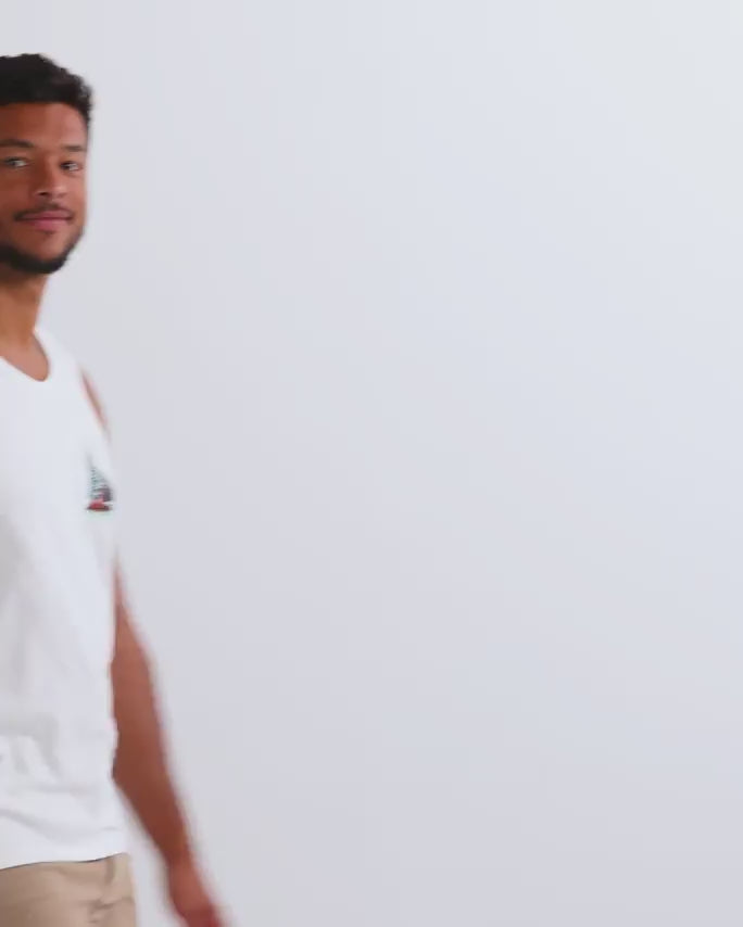 Wild Retreat Tank-White-allskus