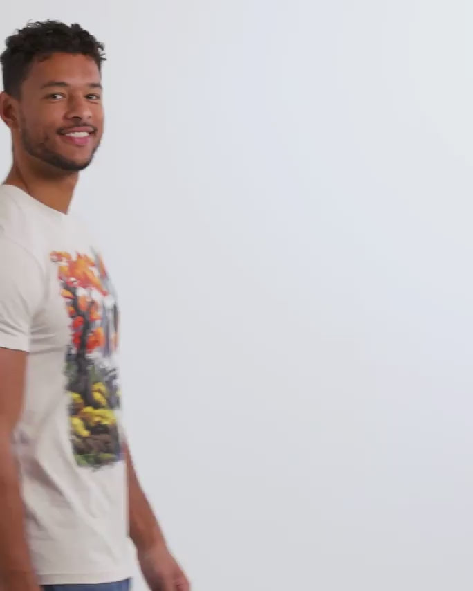 Misty Falls Tee-Ivory-allskus