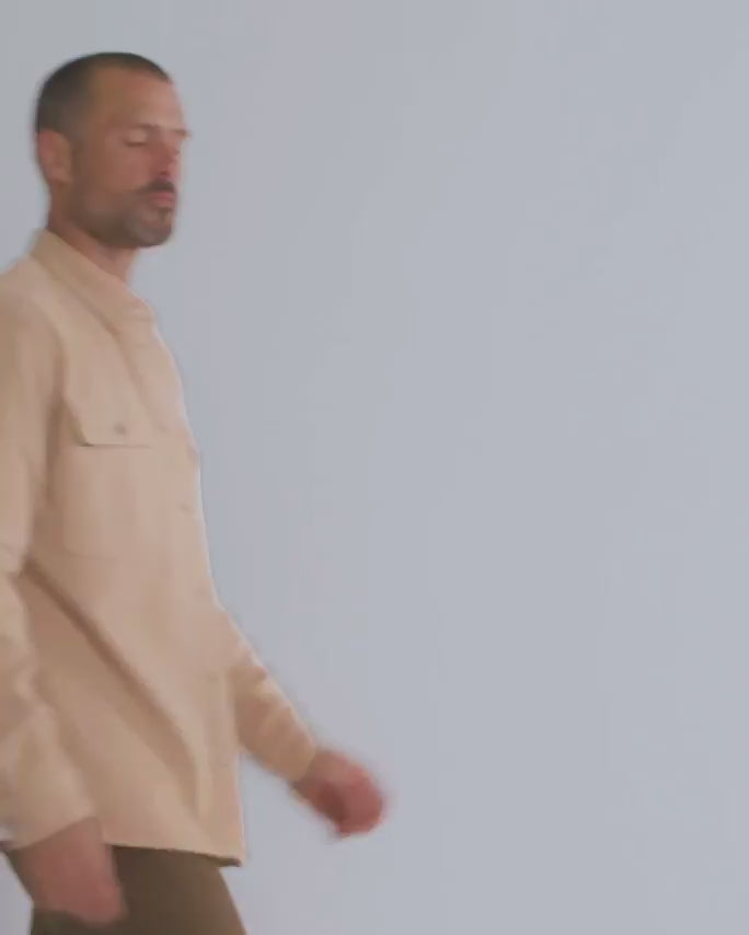 Sierra Shirt Jacket-Beige-Regular-Video--Model---L