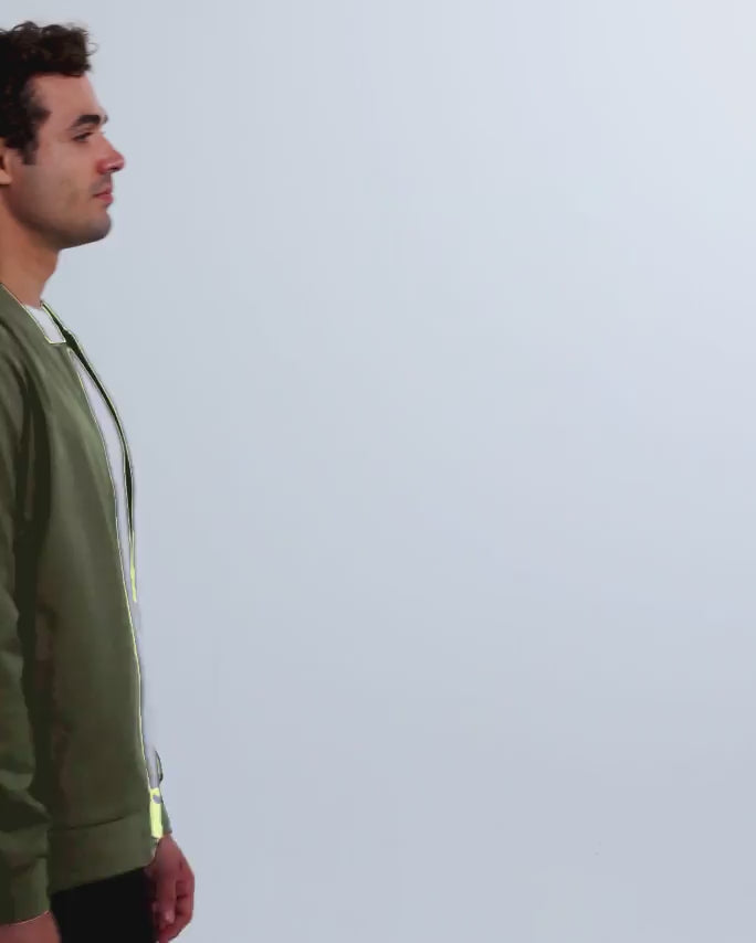 Heritage Bomber Jacket-Midnight Olive-Regular-Video--Chase---M