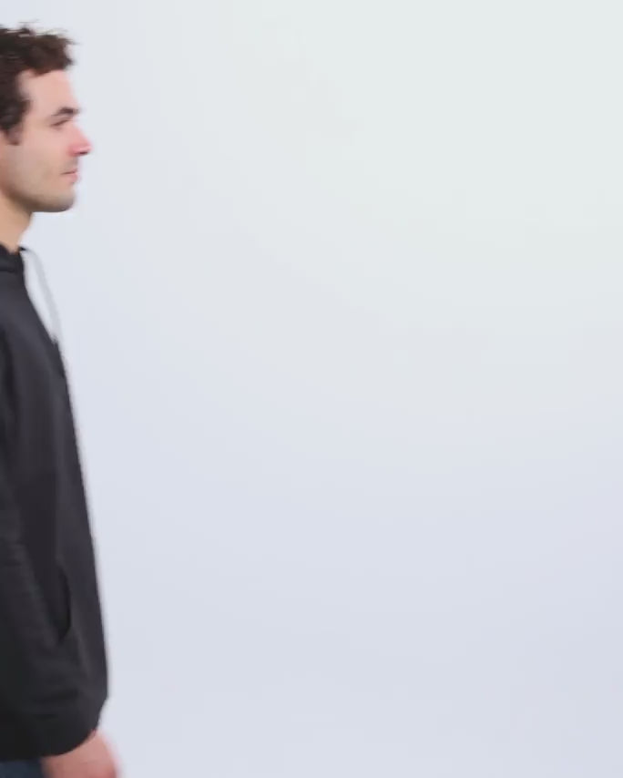 Eternal Blossom Hoodie-Black-Regular-Video--Model---L