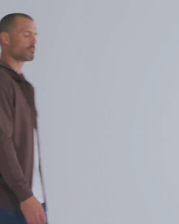 Zip-Up Hoodie - Non-Branded-Brown-video