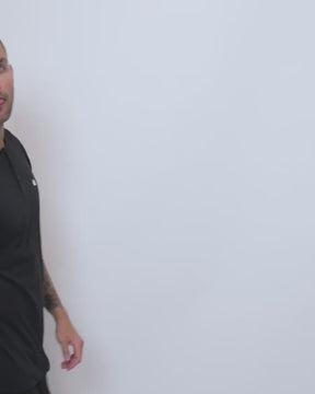 Basic Henley Tee-Black-video