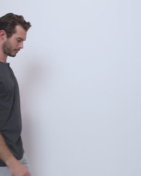 Henley Tee - Branded-Charcoal-video