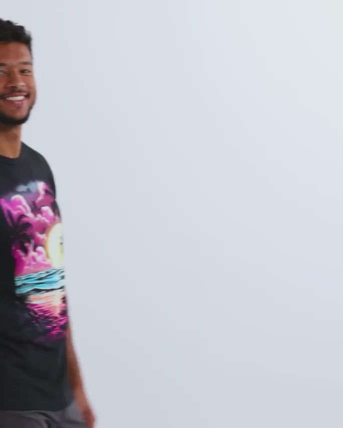 Vibrant Bay Tee-Black-video