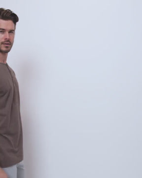 Henley Tee - Branded-Brown-video