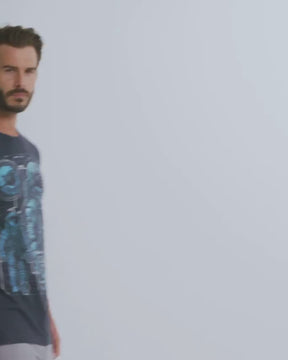 Cosmic Blueprint Tee-Navy-allskus