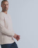 Long Sleeve Waffle Knit Henley-Beige-Beige--Model---M-Regular