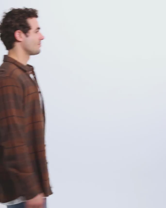 Fairbanks Flannel-Brown-Regular-Video--Model---L