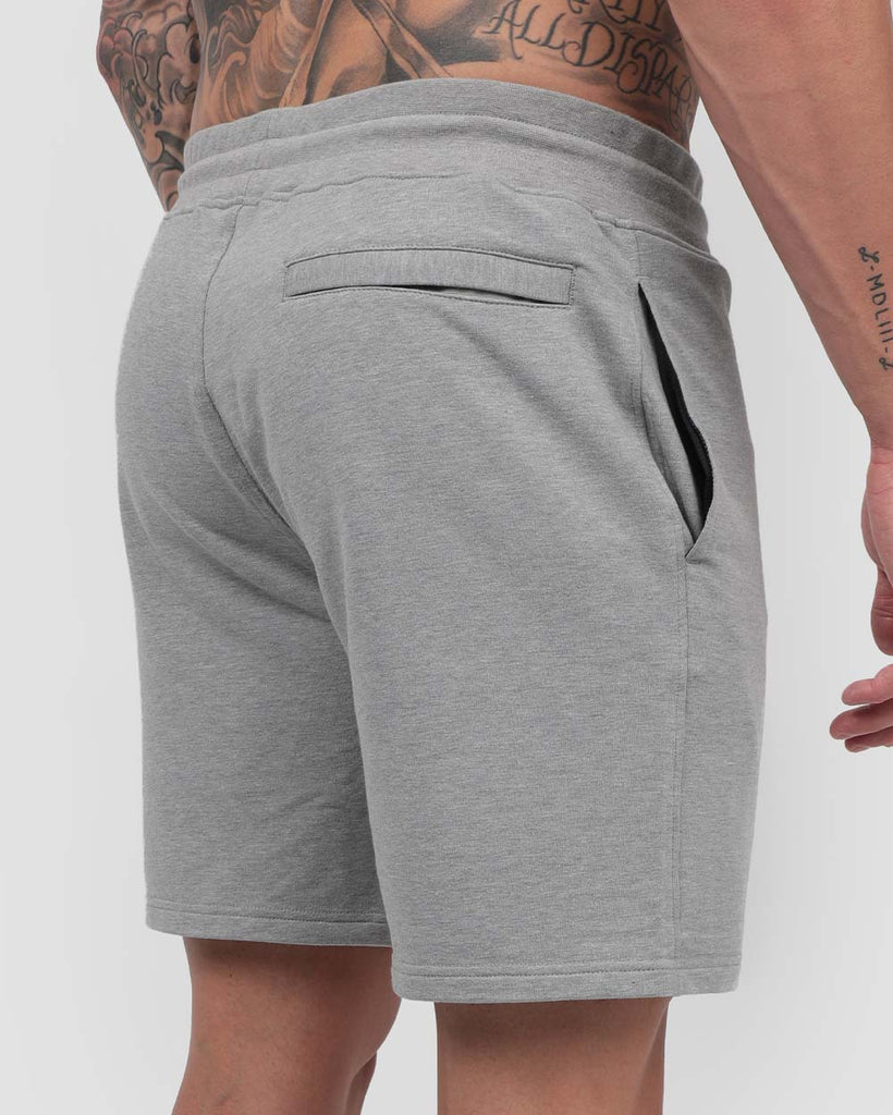 Basic Lounge Shorts-Grey-Back--Zach---L