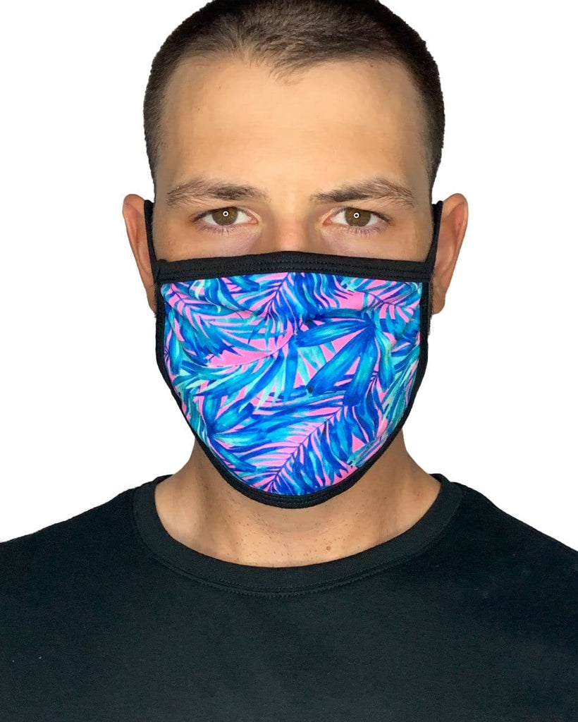 Aquatic Jungle Face Mask-Male-Front