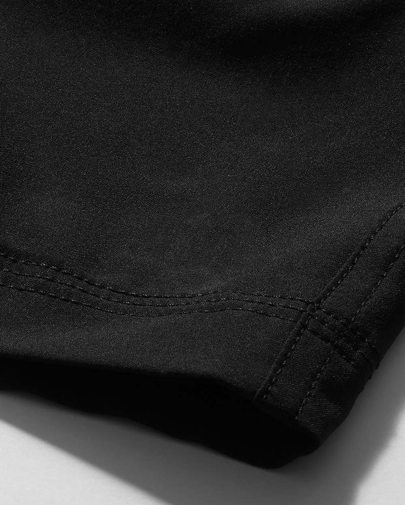 Essential Athletic Shorts-Black-Detail5