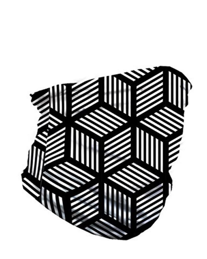 Cubed Illusions Seamless Bandana-Side
