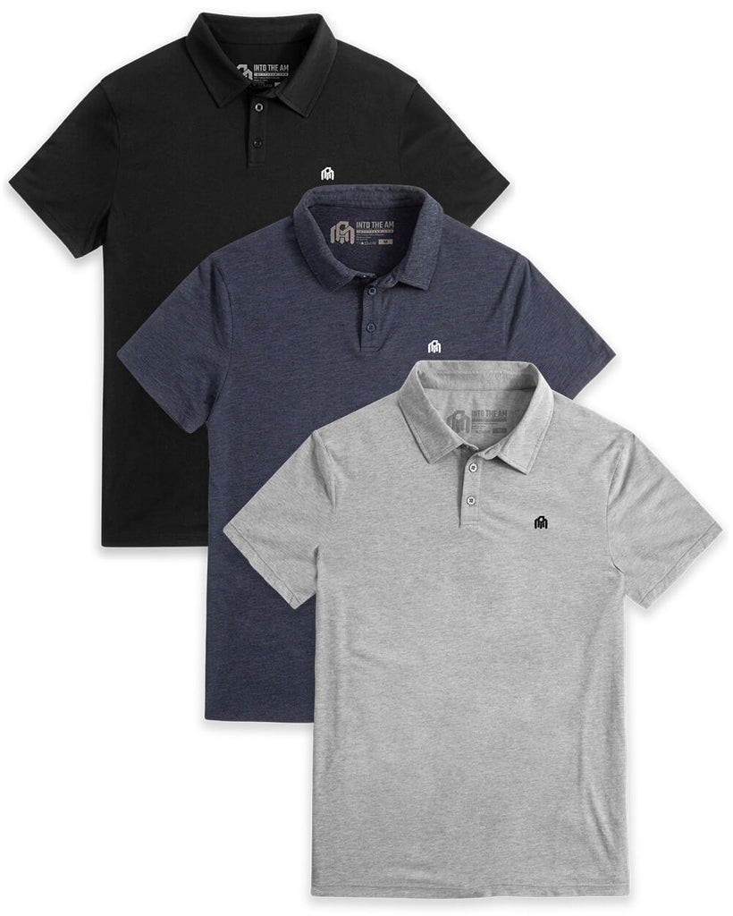 Nocturnal Basic Polo 3 Pack-Front