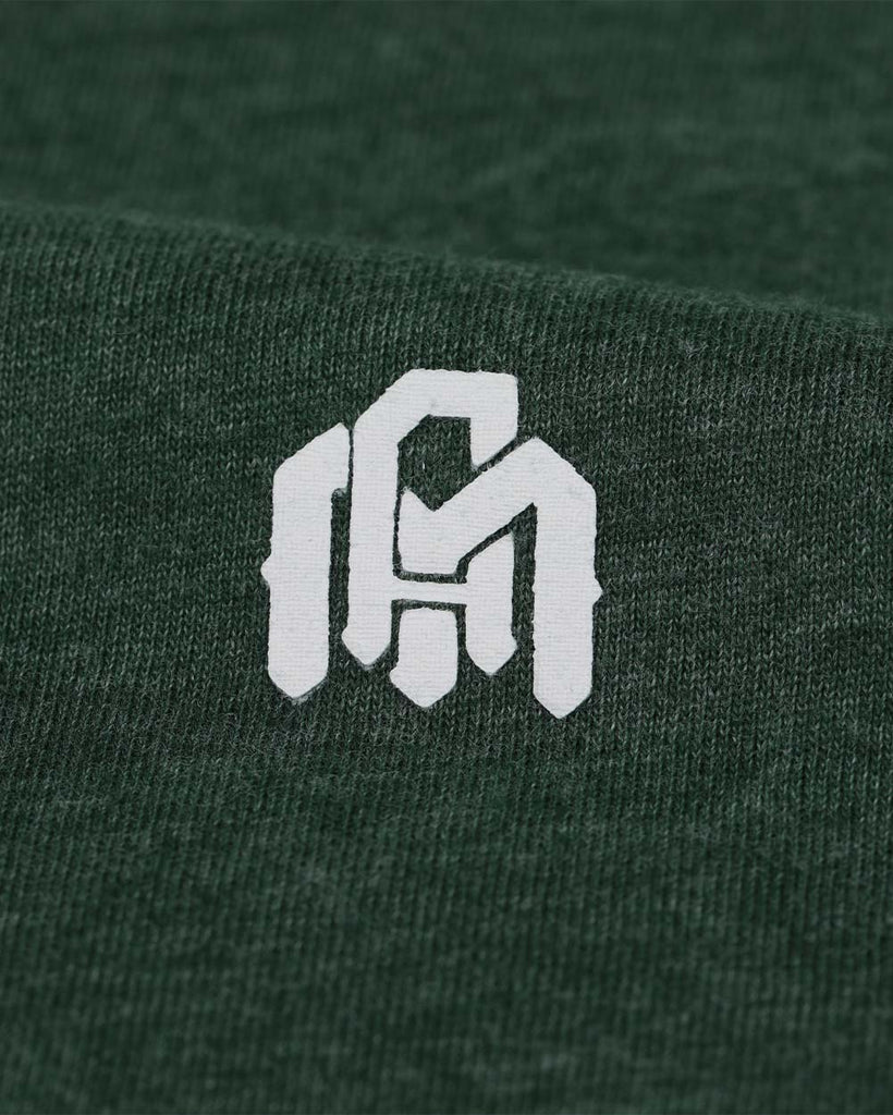 Basic Tee-Forest Green-Detail