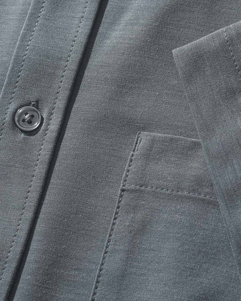 Essential Button Up-Indigo-Detail