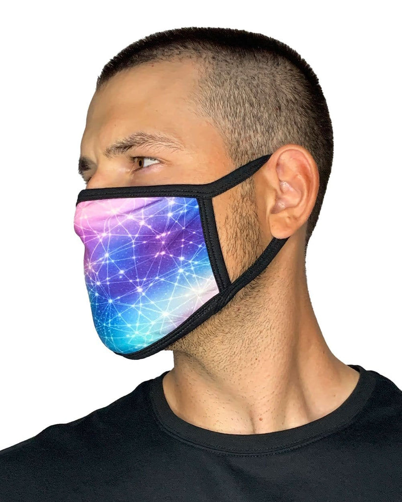 Constellations Face Mask-Male-Side