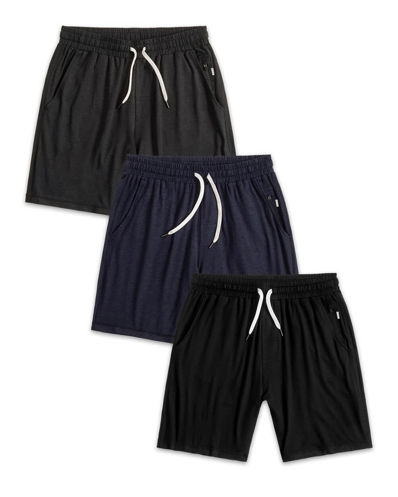 Essential Comfort Shorts Custom 3 Pack-Front
