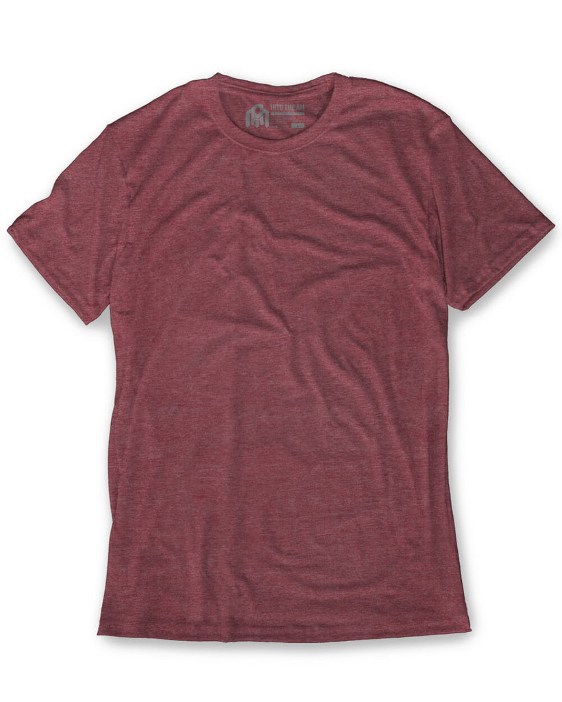 Basic Tee - Non-Branded-Maroon-Front