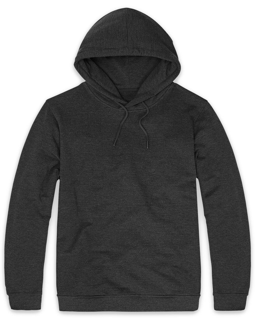 Pullover Hoodie (Hidden Pocket) - Non-Branded-Charcoal-Front