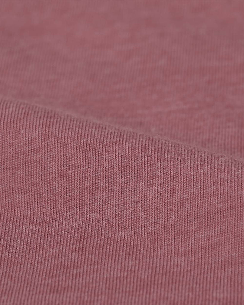 Basic Tee - Non-Branded-Heather Mauve-Detail