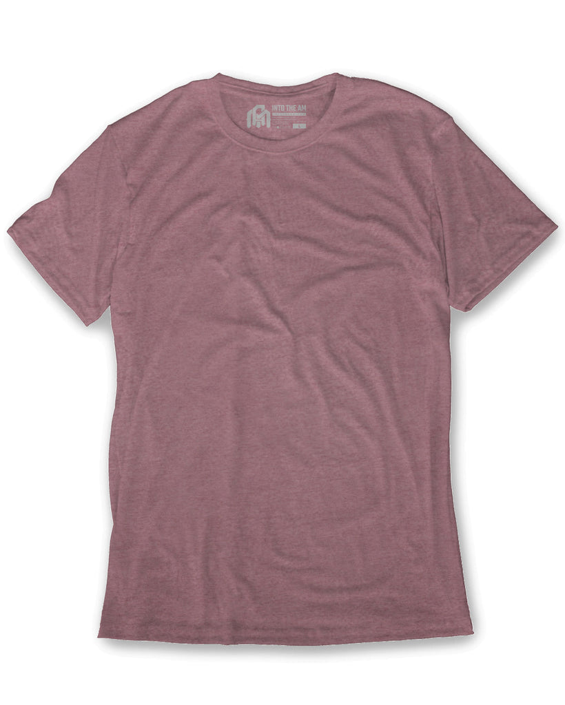 Basic Tee - Non-Branded-Heather Mauve-Front