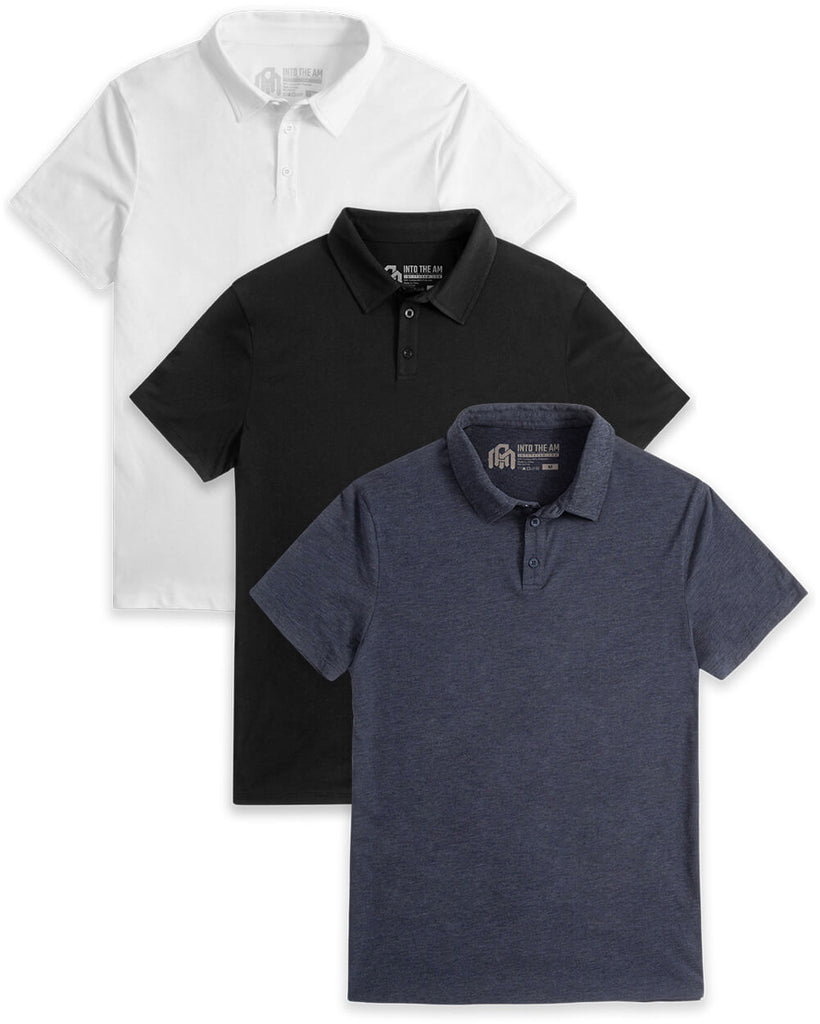 Classic Essential Polo 3 Pack-Front