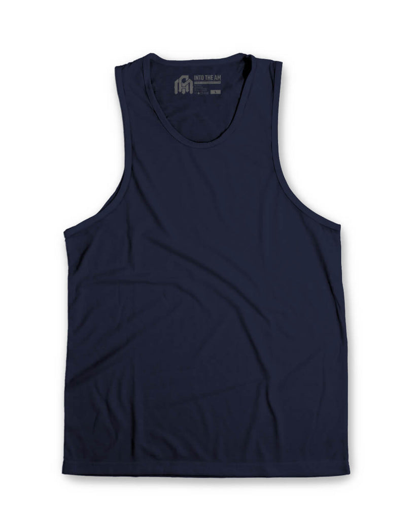 Essential Tank-Navy-Front