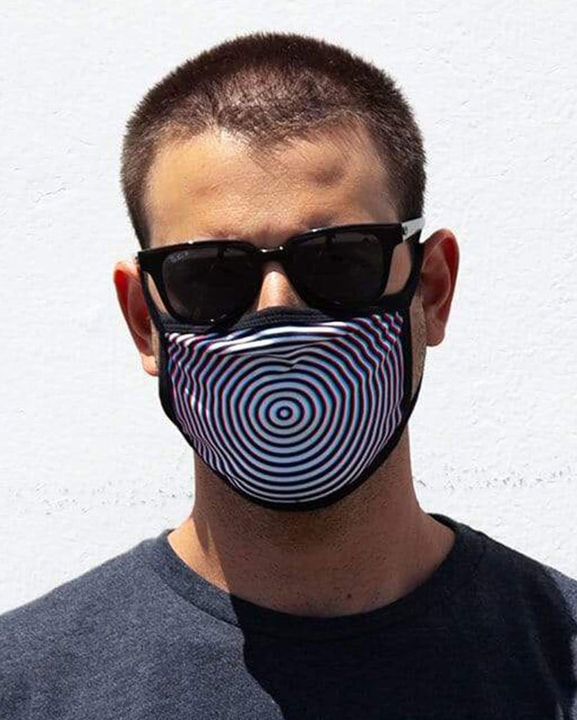 Optical Illusion Face Mask-Lifestyle