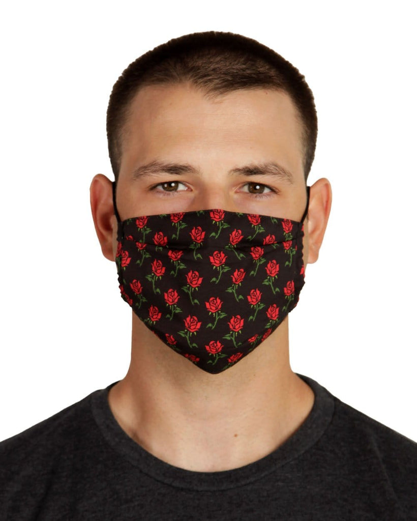 Roses Face Mask-Front