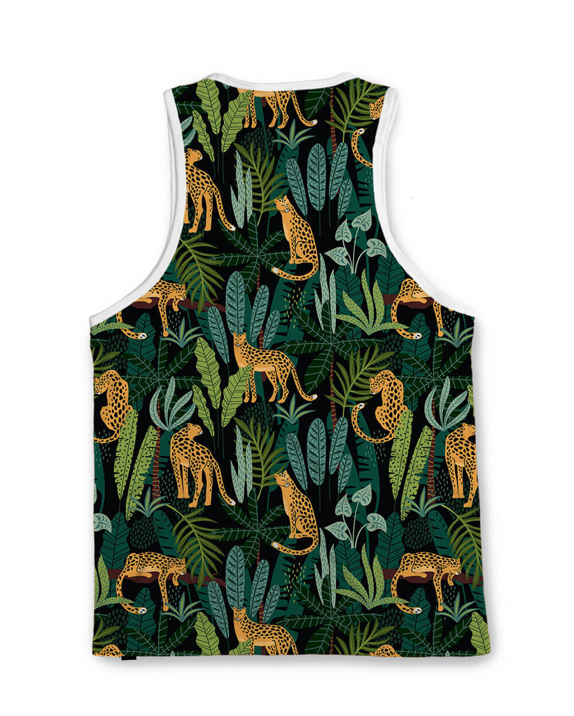 Jungle Cats Tank-All Over Print-Back