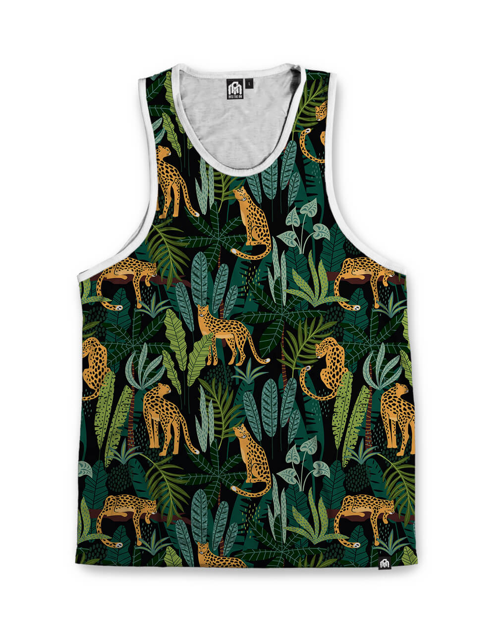 Jungle Cats Tank-All Over Print-Front