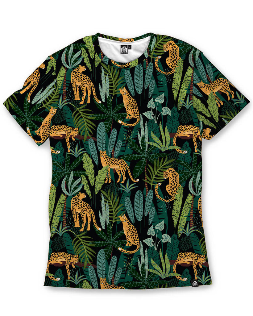 Jungle Cats Tee-All Over Print-Front