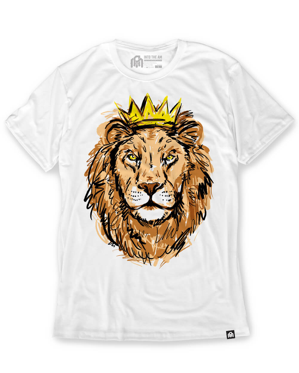Jungle King Tee-White-Front