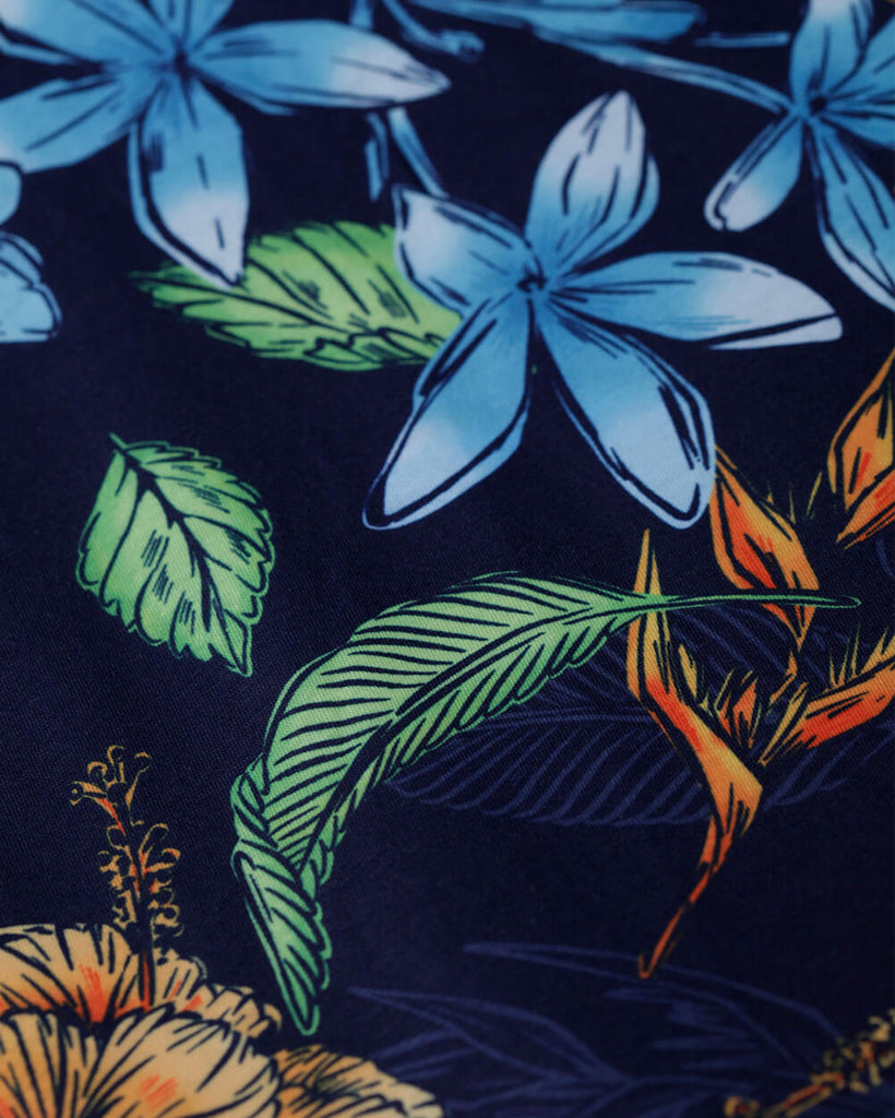 Coastal Flowers Tee-All Over Print-Detail