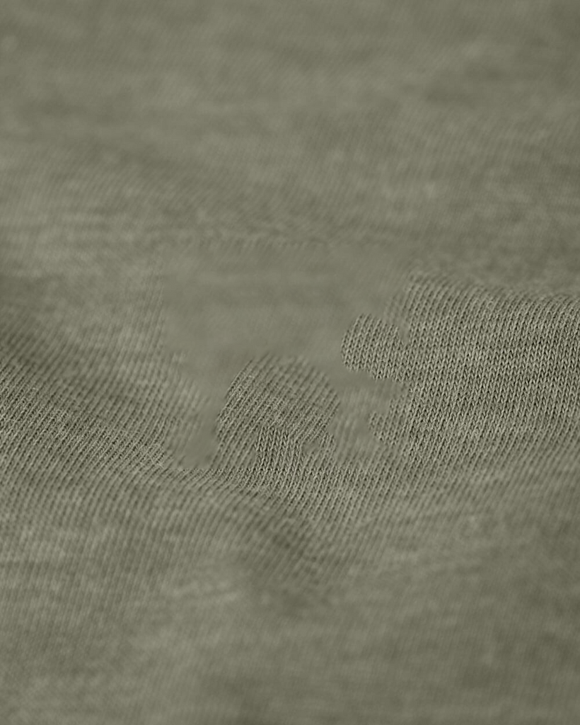 Basic Tee - Non-Branded-Warm Grey-Detail