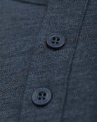 Henley Tee - Branded-Navy-Regular-Detail--Model---Size