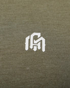 Henley Tee - Branded-Olive Green-Regular-Detail--Model---Size