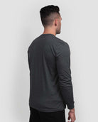 Essential Long Sleeve Tee-Charcoal-Back--Zach---L