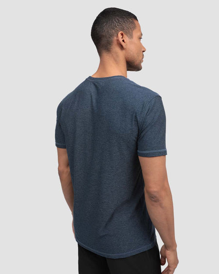 Essential Athletic Tee-Navy-Back--Tristyn---M