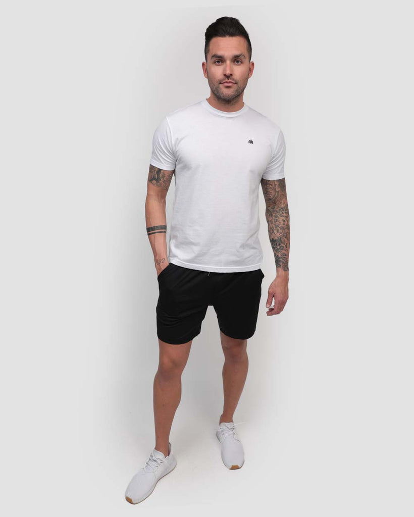 Essential Comfort Shorts-Black-Full--Zach---L