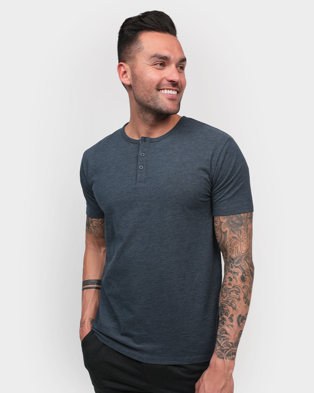 Henley Tee - Non-Branded – INTO THE AM