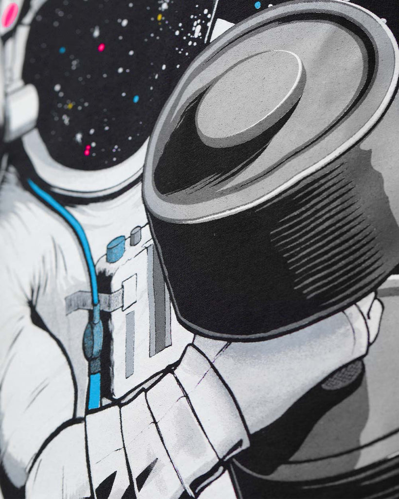 Astro Pump Tee-Black-Detail