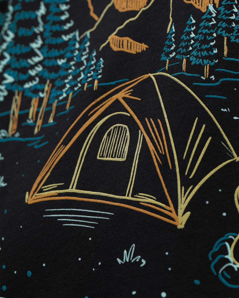 Moonlight Camper Tee-Black-Detail