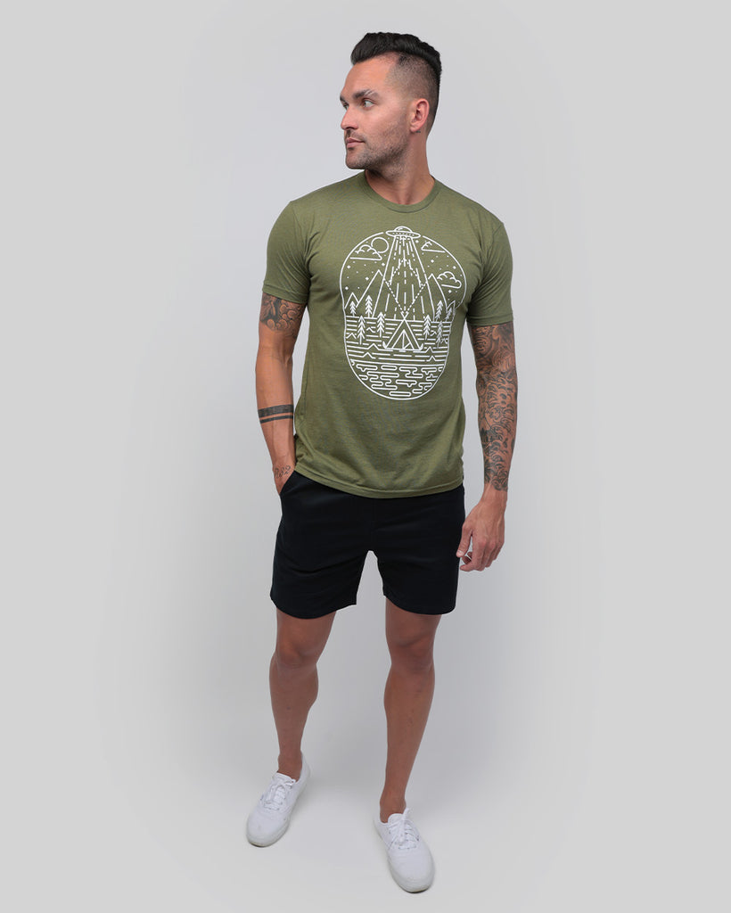 Overseer Tee-Olive Green-Full--Zach---L