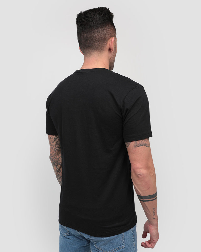 Sacred Android Tee-Black-Back--Zach---L