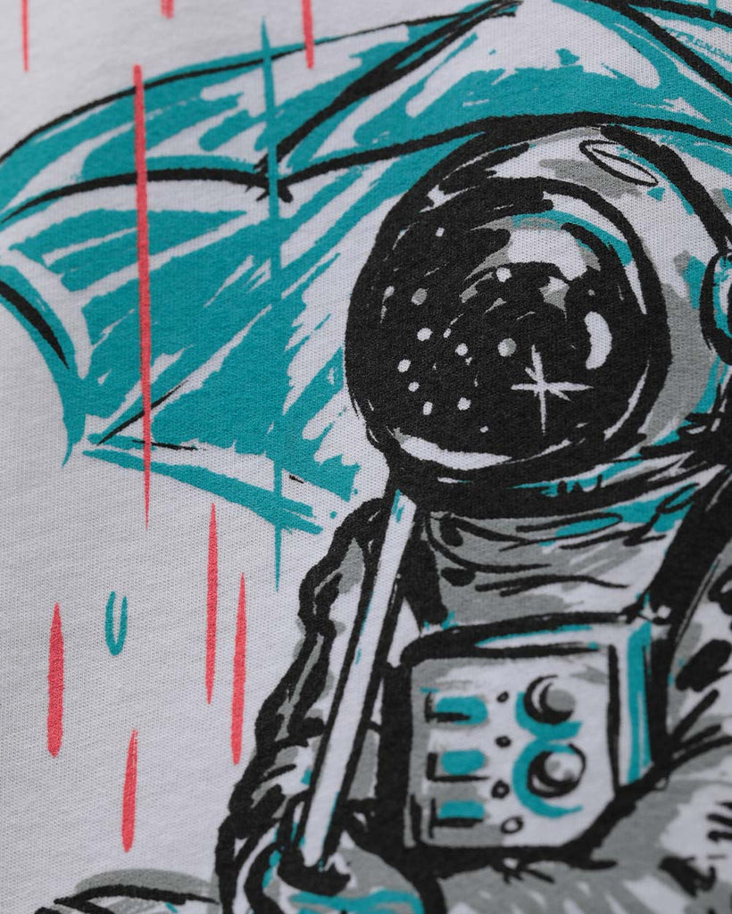 Space Shower Tee-White-Detail