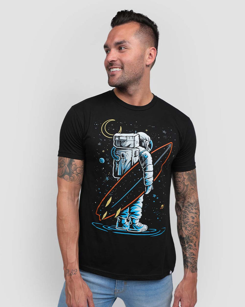 Space Swell Tee-Black-Front--Zach---L